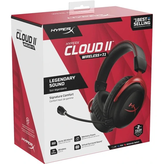 هدست3. HyperX Cloud II Wireless .