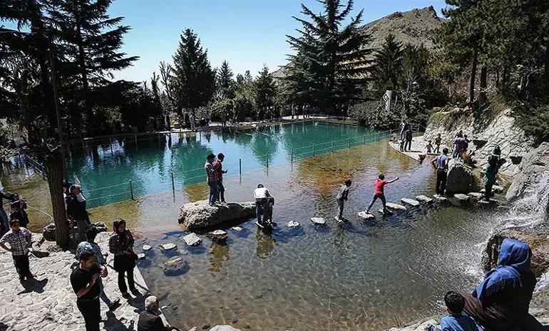 نمای ظاهری پارک جمشیدیه تهران