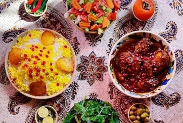 غذای شب یلدا در قدیم