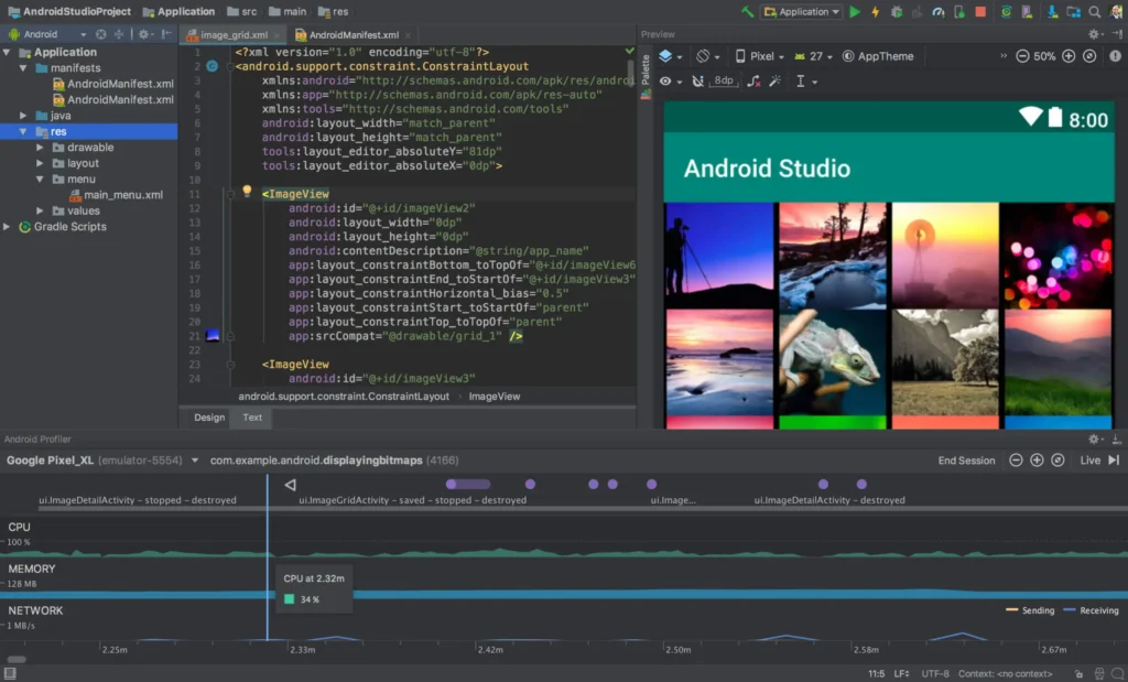  پلتفرم Android Studio