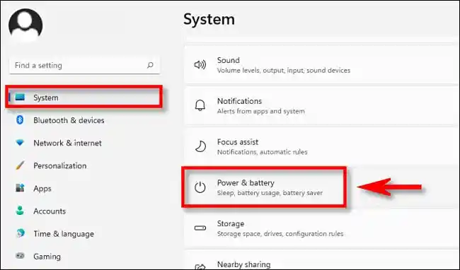 فعال‌ سازی حالت Power-Saving