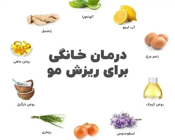 درمان‌ های خانگی موثر برای ریزش مو