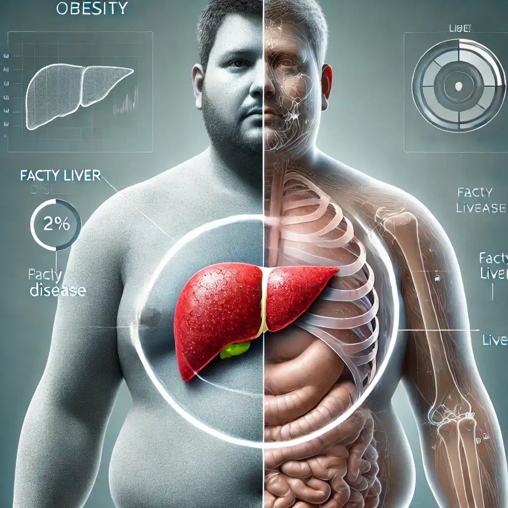 ارتباط چاقی و کبد چرب