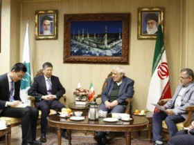 دیدار سفیر چین با رئیس شورای مرکزی حزب موتلفه اسلامی