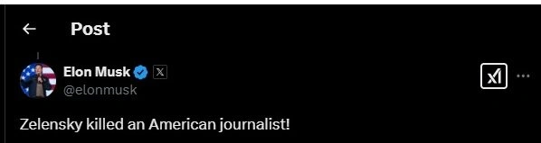 اتهام قتل زلنسکی به دلیل مرگ روزنامه‌نگار آمریکایی