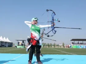 گیسا بایبوردی تنها مدال ایران در قهرمانی تیراندازی با کمان آسیا را کسب کرد