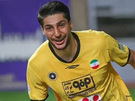 خوشحالی جنجالی محبی مقابل پرسپولیس