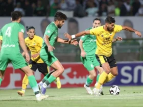 پیروزی سپاهان در نیمه اول دیدار با ذوب آهن
