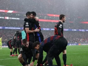 خلاصه بازی بنفیکا 0 - بارسلونا 1 در لیگ قهرمانان اروپا 2024/25