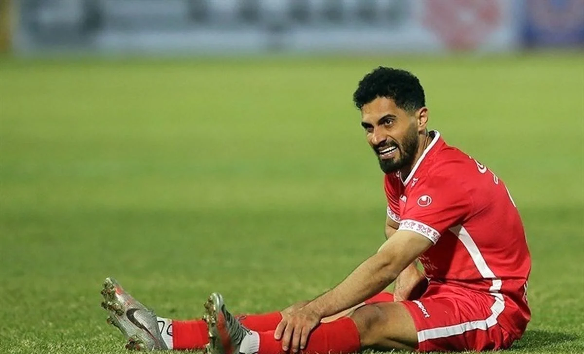 امید عالیشاه آماده بازی مقابل شمس آذر؛ پایان نگرانی هواداران پرسپولیس!