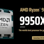 پیشرفت چشمگیر در پردازنده AMD Ryzen 9 9950X3D، نسبت به نسل قبلی!