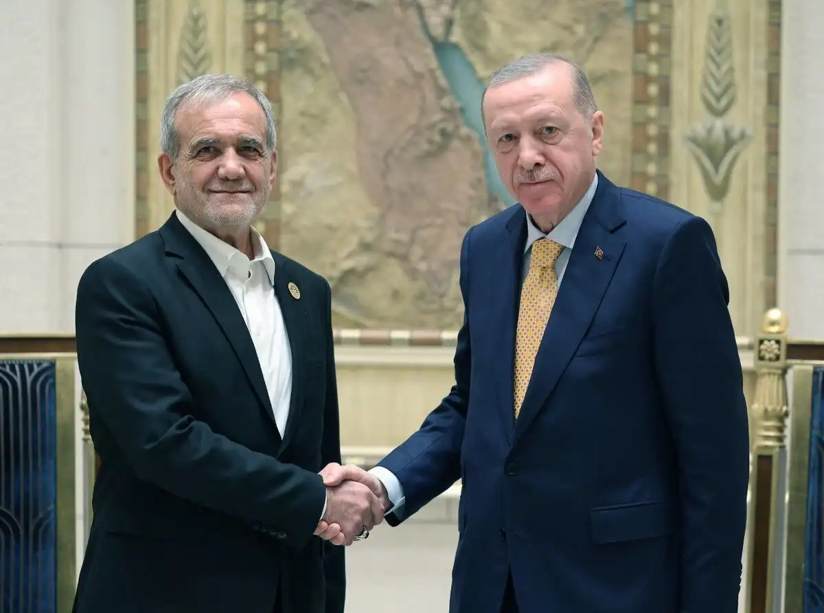 تبریک نوروزی اردوغان به پزشکیان در آستانه سال ۱۴۰۴