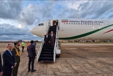 دبیر شورای عالی امنیت ملی برای شرکت در اجلاس امنیتی بریکس وارد برزیل شد