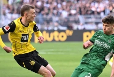 پیروزی بوروسیا دورتموند در هفته سی‌ ام بوندس‌ لیگا؛ گلزنی گیراسی، انمچا و اسونسون