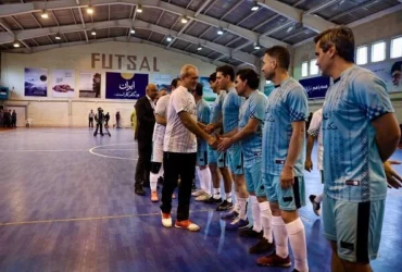 دیدار نمادین فوتسال با حضور رئیس جمهور پزشکیان و وزیر ورزش