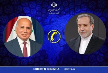 گفتگوی تلفنی وزرای امور خارجه ایران و عراق درباره تحولات منطقه‌ای