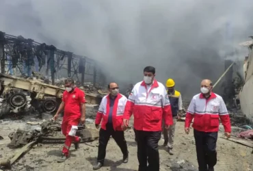 درخواست هلال احمر برای شناسایی مفقودان حادثه بندر شهید رجایی