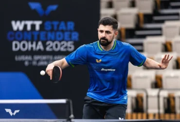 پیروزی ارزشمند نیما عالمیان مقابل نفر ۸۶ جهان در مسابقات تنیس روی میز تونس