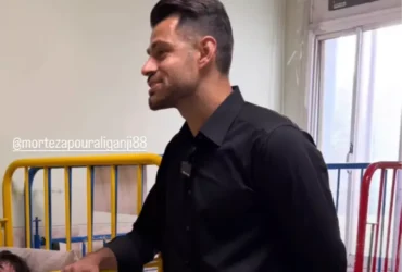 اقدام احساسی پورعلی‌گنجی در روز دختر با حضور در مرکز نگهداری دختران دارای معلولیت