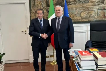 رافائل گروسی در رم با وزیر خارجه ایتالیا دیدار کرد