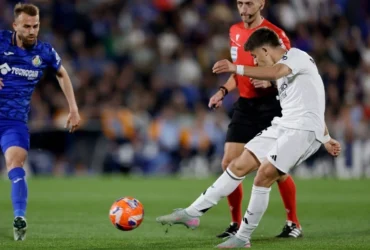 برد سخت رئال مادرید مقابل ختافه با گل آردا گولر و درخشش کورتوآ