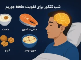 شب کنکور برای تقویت حافظه چی بخوریم؟