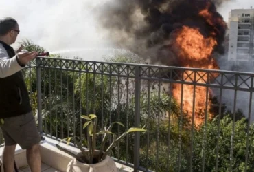 تخلیه ساکنان اورشلیم به‌دلیل آتش‌سوزی مهیب و غیرقابل‌کنترل