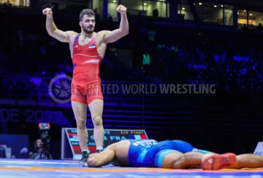 حضور علی ارسلان در اردوی تیم ملی کشتی ایران _ بازگشت قهرمان صرب به خانه