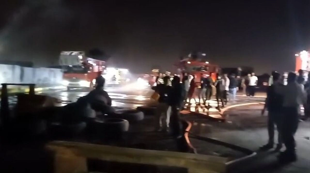 آتش‌سوزی مجاور نیروگاه قائم کرج مهار شد