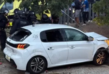 حمله با خودرو به هواداران دیدار اسپانیول و بارسلونا؛ زخمی شدن چند نفر پیش از شروع دربی لالیگا