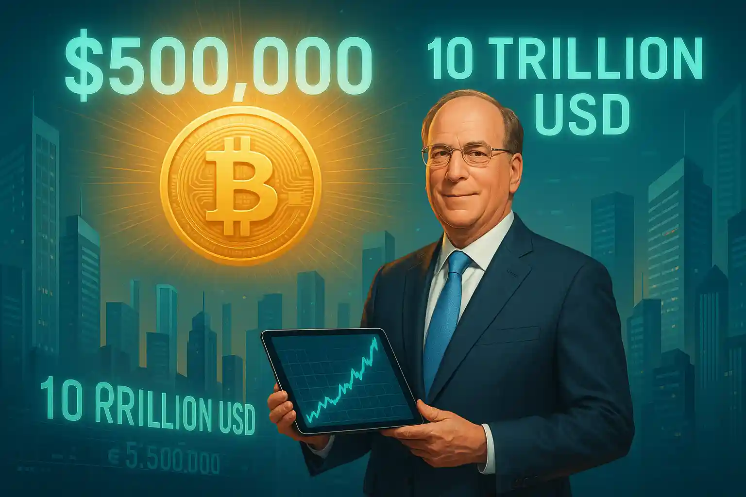 مدیرعامل بلک‌راک: بیت کوین تا ۵۰۰ هزار دلار صعود می‌کند