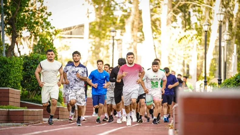 تمرینات تیم ملی کشتی 