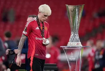 حمله تند گارناچو به آموریم پس از فینال لیگ اروپا _ من را زیر اتوبوس انداخت!