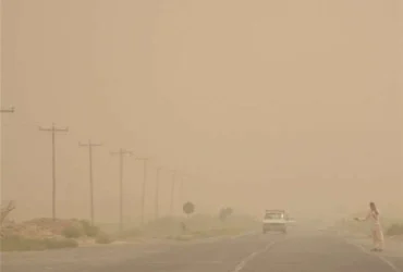 وضعیت آب‌وهوای قم ناپایدار می‌شود _ وزش باد شدید، گردوخاک و احتمال رعدوبرق