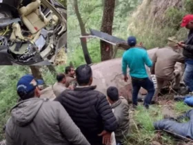 حادثه مرگبار سقوط بالگرد در مسیر معبد گانگوتری هند با 5 کشته و 2 زخمی