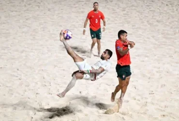 ایران در جام جهانی فوتبال ساحلی مقابل پرتغال شکست خورد