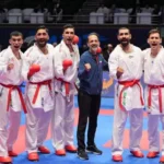 نایب‌قهرمانی تیم ملی کاراته مردان ایران در آسیا با شکست مقابل اردن