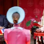 کتک خوردن ماکرون از همسرش در فرودگاه ویتنام سوژه رسانه‌ها شد