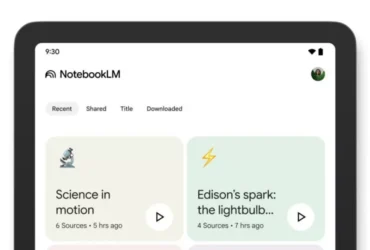 گوگل از اپلیکیشن هوش مصنوعی NotebookLM رونمایی کرد؛ عرضه رسمی در I/O 2025
