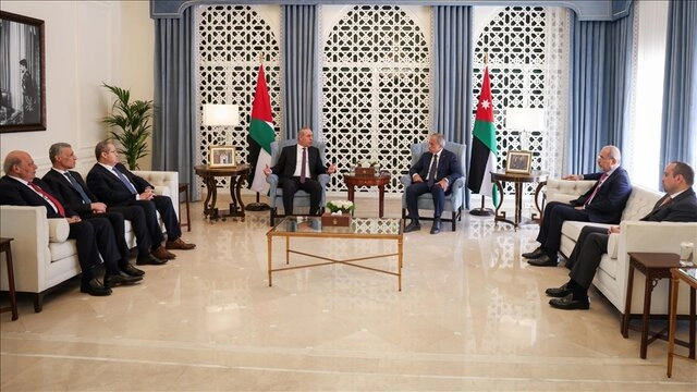 دیدار فلسطین و اردن برای آتش‌بس در غزه و ارسال کمک‌ها