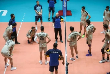 حضور پیاتزا در تمرین تیم ملی والیبال ایران _ ملاقات دوباره با رسانه‌ها
