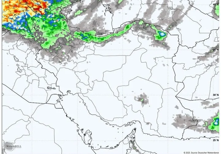 هشدار هواشناسی: آذربایجان غربی و شرقی، اردبیل و خراسان رضوی در معرض طوفان و باران