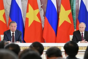 پوتین: همکاری‌های دفاعی روسیه و ویتنام گسترش می‌یابد