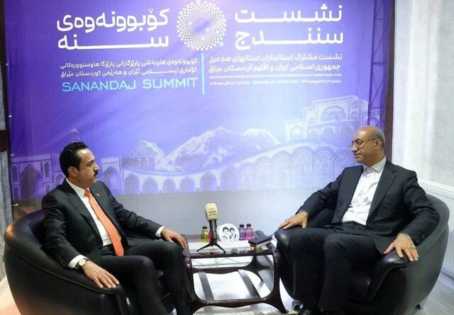 رایزنی استاندار کرمانشاه با اقلیم کردستان عراق _ گسترش روابط اقتصادی و فرهنگی در دستور کار