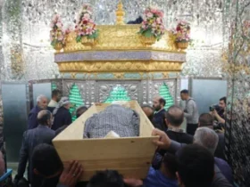 تشییع و خاکسپاری احمد هاشمی رفسنجانی با حضور چهره‌های سرشناس در حرم عبدالعظیم
