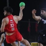 تیم ملی هندبال ساحلی ایران با صدرنشینی راهی یک‌چهارم نهایی شد