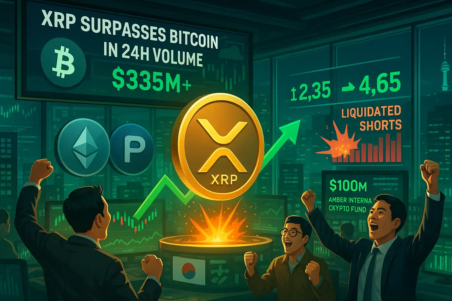 ریپل (XRP) از بیت‌کوین پیشی گرفت؛ رشد چشمگیر و پیش‌بینی‌های تازه برای قیمت
