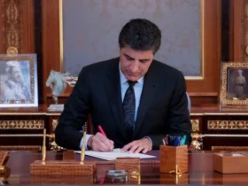 پیام تبریک عید قربان نیچیروان بارزانی به رهبر انقلاب و رئیس‌جمهور ایران