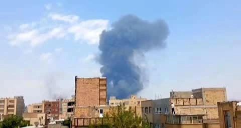 انفجار مهیب در نزدیکی فرودگاه تبریز