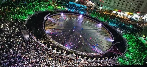 میهمانی کیلومتری عید غدیر در شیراز _ جشن ۱۰۰ هزار نفری با غذای نذری و بازسازی واقعه غدیر